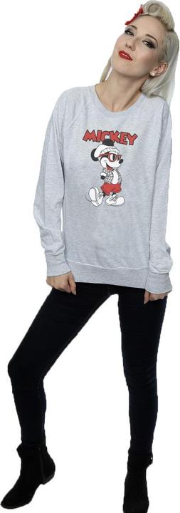 Actual product image Disney Womens/Ladies Mickey Mouse Hipster Sweatshirt (S)