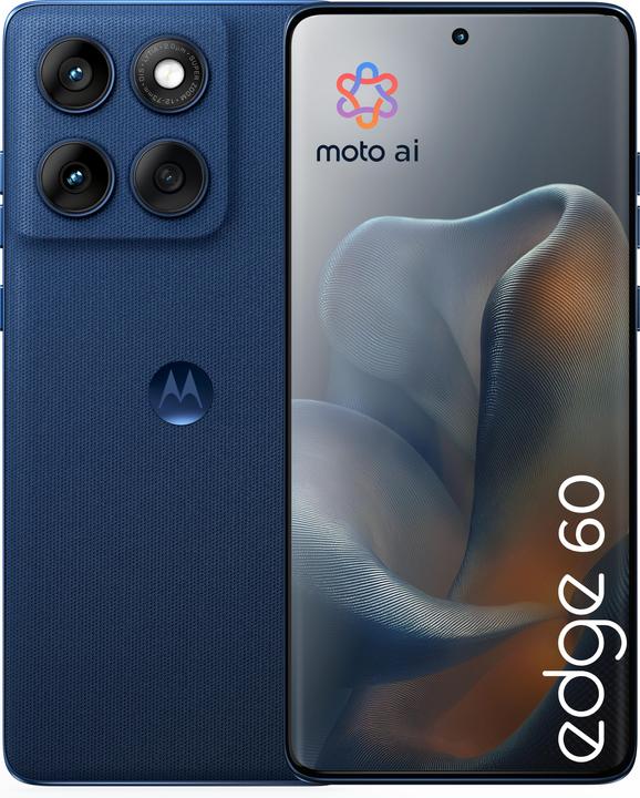 Actual product image Motorola edge 60 (512 GB, Gibraltar Sea, 6.67", Dual SIM, 5G)