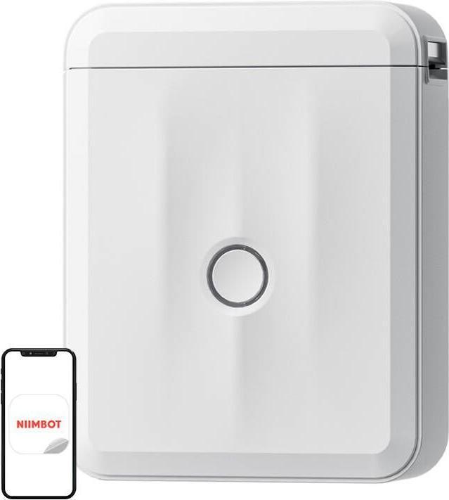 Niimbot Imprimante d'étiquettes portable D110M blanche (203 dpi)
