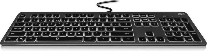 Image du produit Clavier filaire avec rétro-éclairage (Qwerty/usine) (US, Filaire)