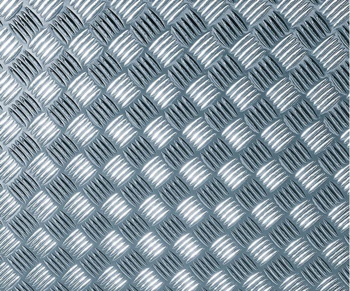 Actual product image D-C-Fix Decorative films self-adhesive metallic checker plate silver (45 x 150 cm)