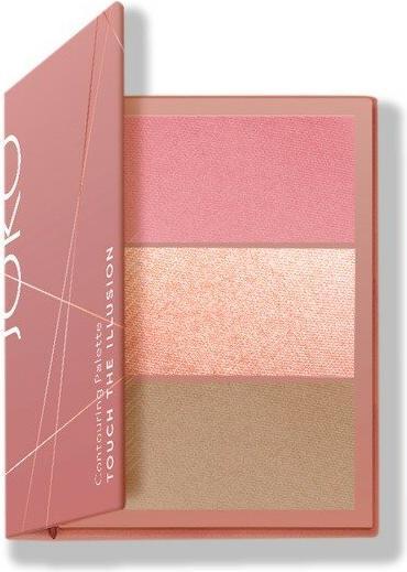Immagine prodotto Jokon Joko Touch The Illusion Palette Contorno Viso 3In1 01 Rosa 3X3.5G