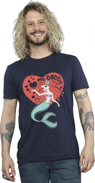 Actual product image Disney Mens The Little Mermaid Love Daddy T-Shirt (L)