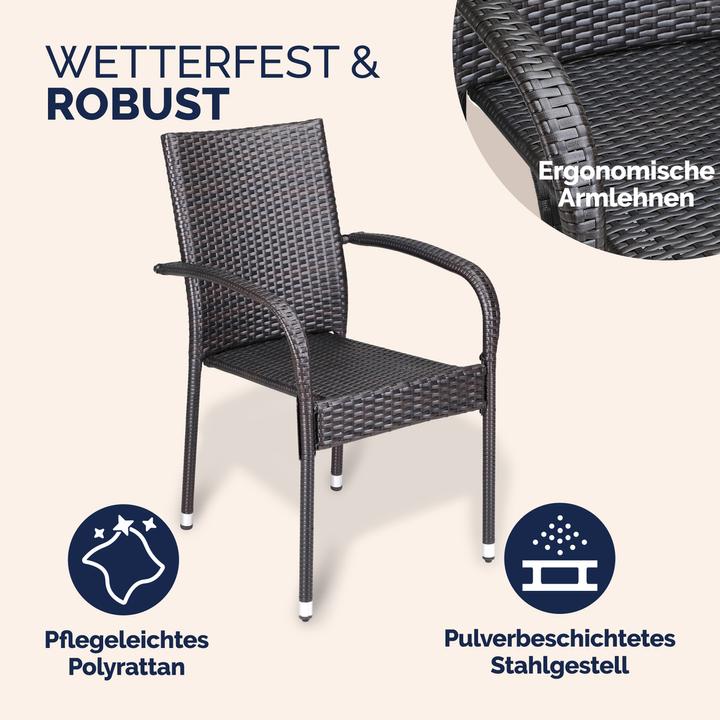 Immagine prodotto Casaria Polyrattan Gartenstühle