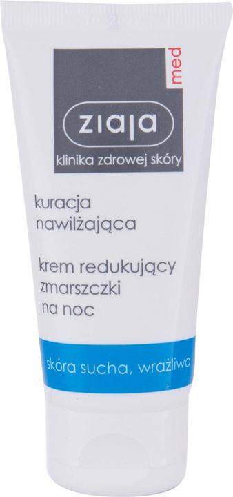 Ziaja Night Anti Shave Cream For Sensitive And Dry Skin Hydrating Care 50 Ml (50 ml, Nachtcreme)