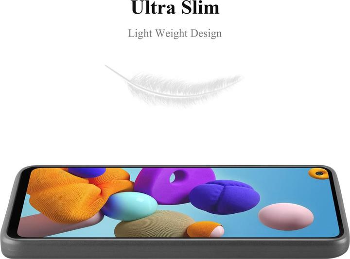 Image du produit Cadorabo Couverture métallique mate TPU (Samsung Galaxy A21s)