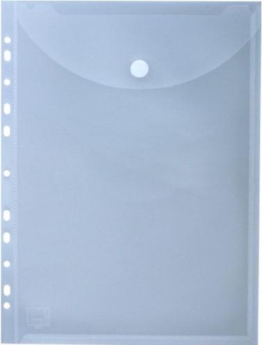 Actual product image Herba-Plastic Document pouch A4 high with Velcro fastener 10 pieces, assorted colours (A4, 10 x)