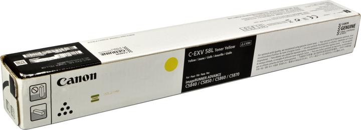 Actual product image Canon C-EXV 58 (Y)