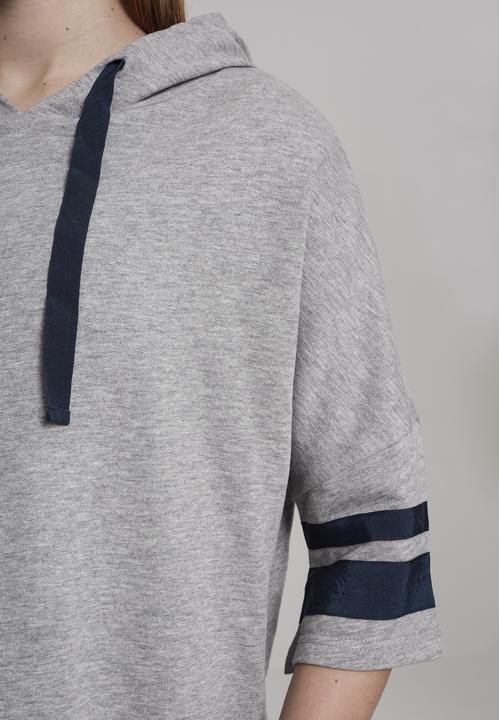 Produktbild Urban Classics Ladies Taped Short Sleeve Hoody (XS)