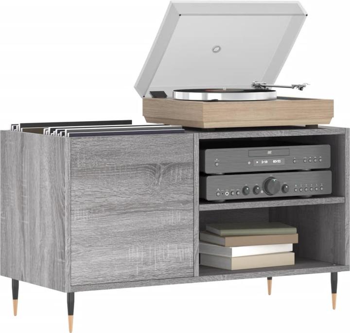 Produktbild VidaXL Plattenschrank Grau Sonoma 85x38x48 cm Holzwerkstoff