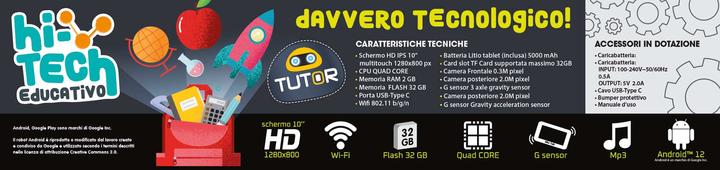 Valori nutrizionali e ingredienti Lisciani Hi Tech Educativo Mio Tab Tutor 10