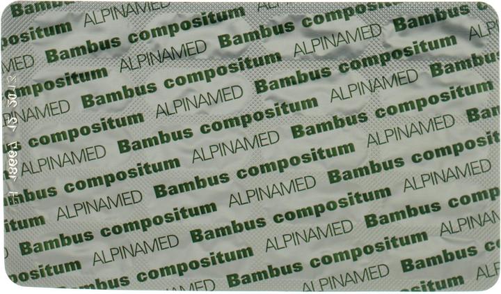 Nährwerte und Zutaten Alpinamed Bambus Compositum (120 Stück, Kapseln, 112 g)