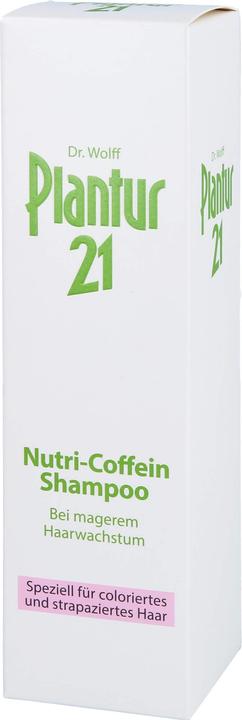 Immagine prodotto Plantur 21 Shampoo alla Nutri-Caffeina Specialmente per capelli colorati e danneggiati (250 ml, Shampoo liquido)