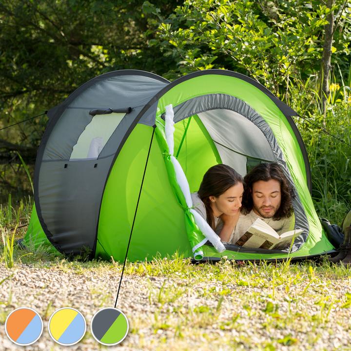 Produktbild tectake Pop-Up Wurfzelt (Wurfzelt, 1.50 kg, 2 Personen)