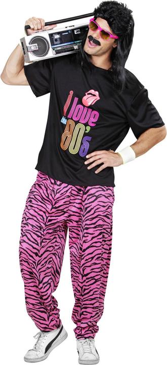 Produktbild Widmann 80er Jahre - Pinke Zebra Hose (M, L)