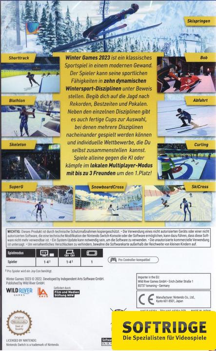 Immagine prodotto Wild River Games Winter Games 2023 (Switch, DE)