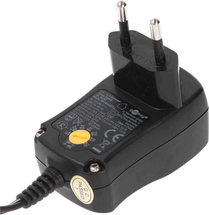 Produktbild Goobay 3 V - 12 V Universal-Netzteil