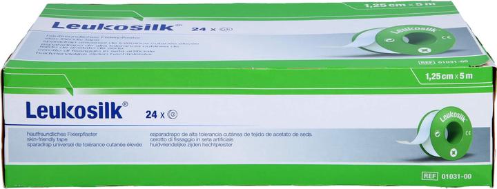 Produktbild BSN LEUKOSILK 5MX1,25CM, 24 St PFL (24 x)