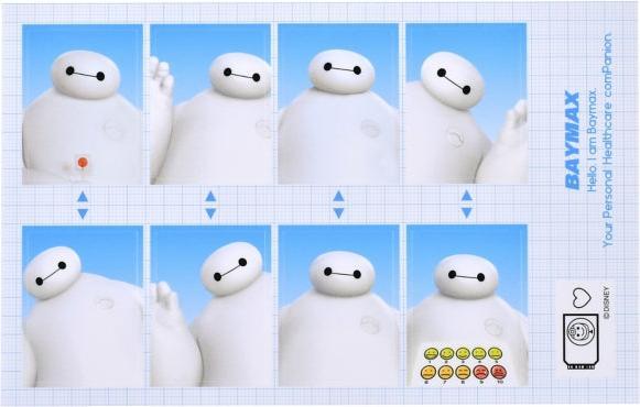 Immagine prodotto Disney Baymax Fotoaufkleber Sticker Collection