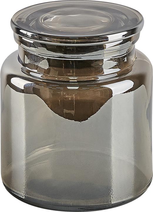 Produktbild Beliani Badezimmer Set 3-teilig Glas grau MANAGUA (10 x 10 x 16 cm)