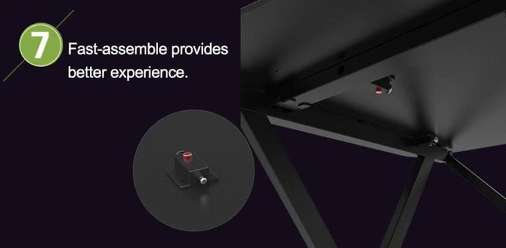 Actual product image Techly Computer Gaming Table For Car Gamers