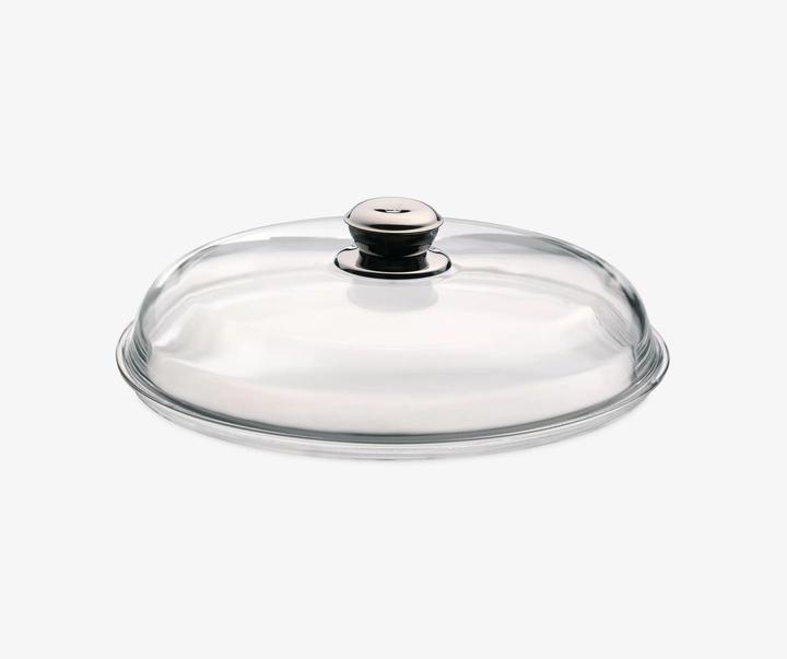 Produktbild WMF Glasdeckel Pfannendeckel 20cm Kochtopfdeckel Ersatzdeckel Metallknauf (20 cm, Metall, Glas)