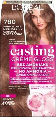 Actual product image L'Oréal Paris L'OREAL Casting Creme Gloss farba do włosów 780 Karmelowe Mochaccino (780 Karmelowe Mochaccino)