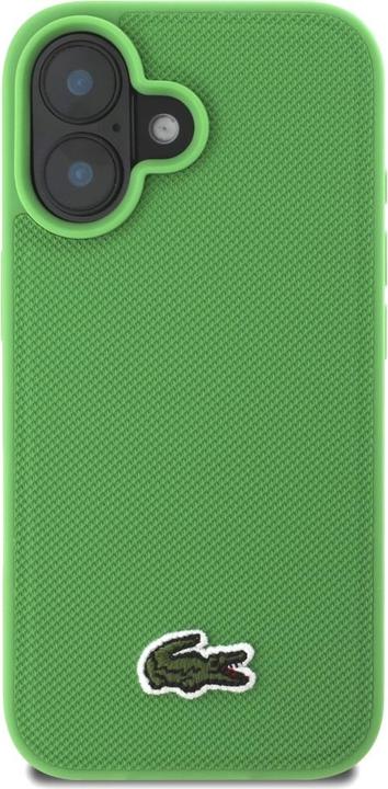 Image du produit Lacoste Etui Iconic Petit Pique Crossbody Cord MagSafe do iPhone 16 Plus zielony