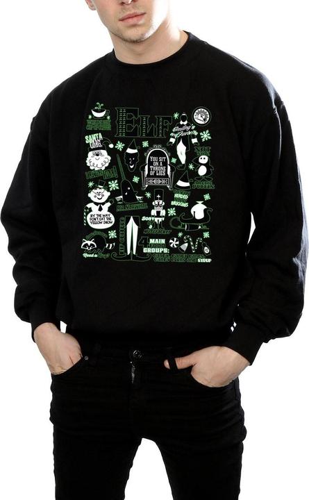 Produktbild Elf Infographic Poster Sweatshirt (L)