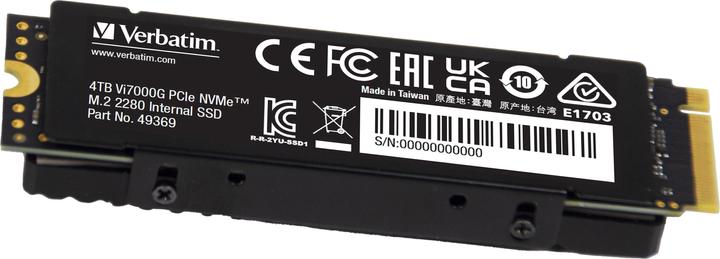 Immagine prodotto Verbatim Vi7000 (4000 GB, M.2 2280)