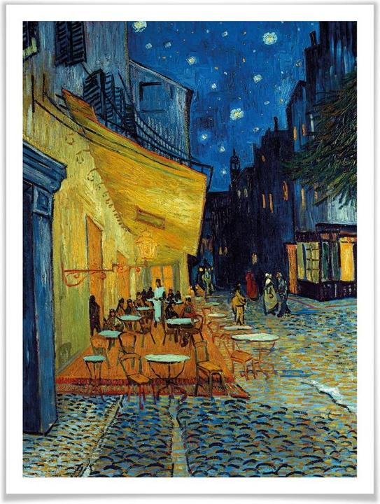 Produktbild Trenddeko van Gogh - Café-Terrasse am Abend (50 x 60 cm)