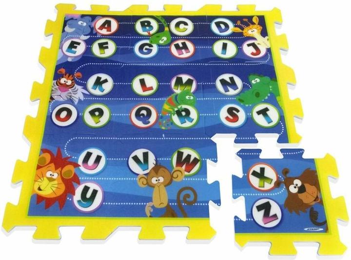 Actual product image Stamp Foam Puzzle Mat Animals Alphabet ZA3148 (31 x 31 cm)