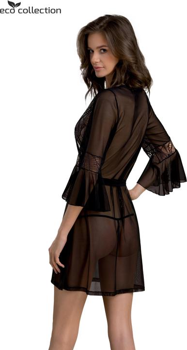Produktbild ECO Collection Leafa Peignoir black (S/M)