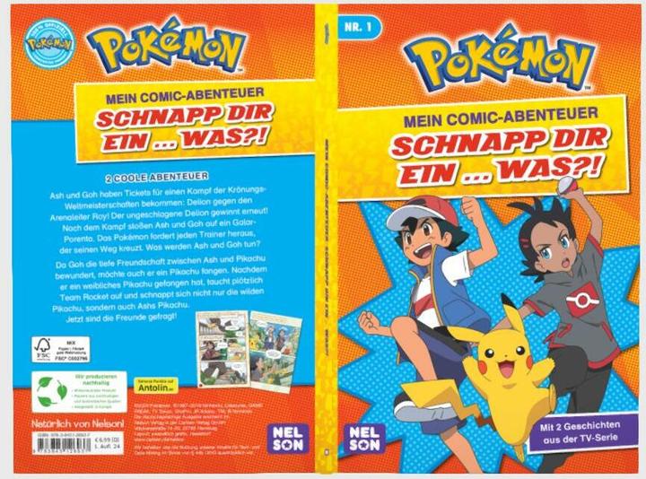 Image du produit Pokémon: Mein Comic-Abenteuer: Schnapp dir ein... was? (Allemand, 2024)