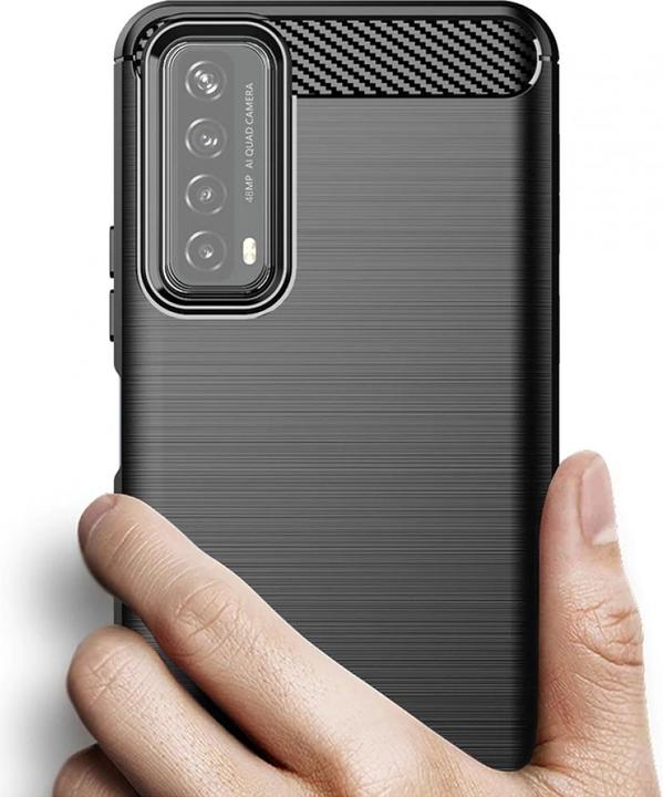 Immagine prodotto Screenguard Huawei P Smart 2021 Cover Carbon Brushed Soft TPU (Huawei P Smart (2021))