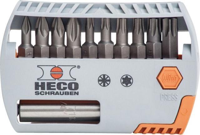Produktbild Heco Bit-Selector HECO- und Pozi-Drive mit Farbkodierung 11-tlg.