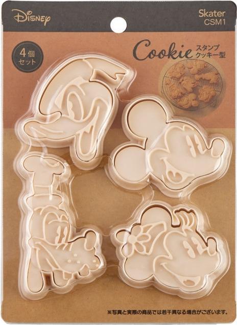 Actual product image Disney Mickey Mouse stamp biscuit mould (set of 4)