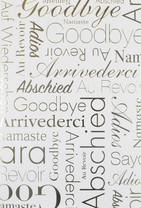 Image du produit ABC Carte d'adieu Goodbye B6 (1 pcs)
