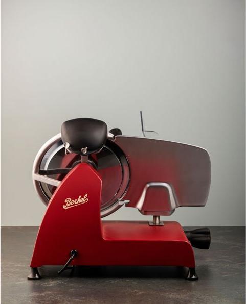Immagine prodotto Berkel Affettatrice Red Line 250 rossa opaca con lama in acciaio da 250 mm