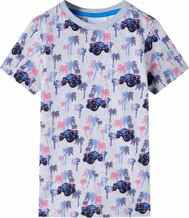 Immagine prodotto VidaXL Maglietta da bambino grigio melange 104,Materiale: 100 (104)