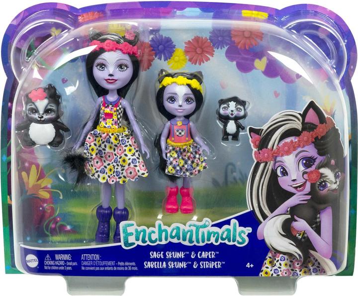 Image du produit Enchantimals Puppe + Little Sister Sort.