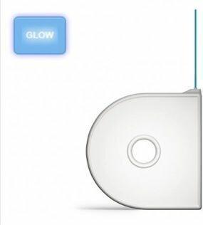Actual product image 3D Systems Cube 2G Cartridge PLA - Glow-In-The-Dark Blue (PLA, Blue)