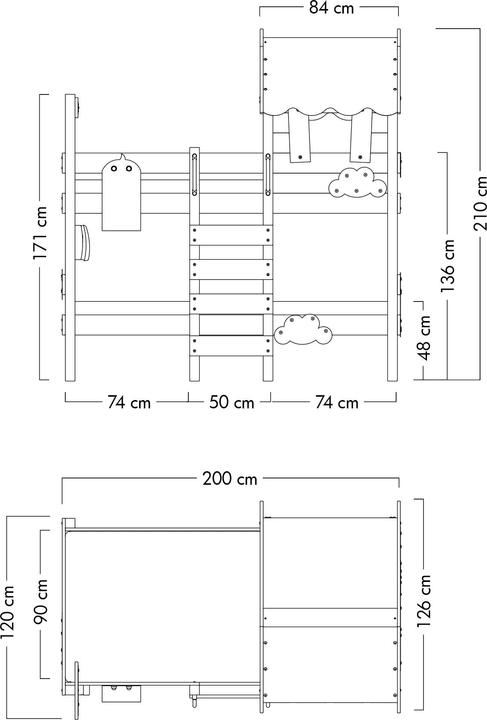 Immagine prodotto Wickey Pazza margherita (90 x 200 cm)