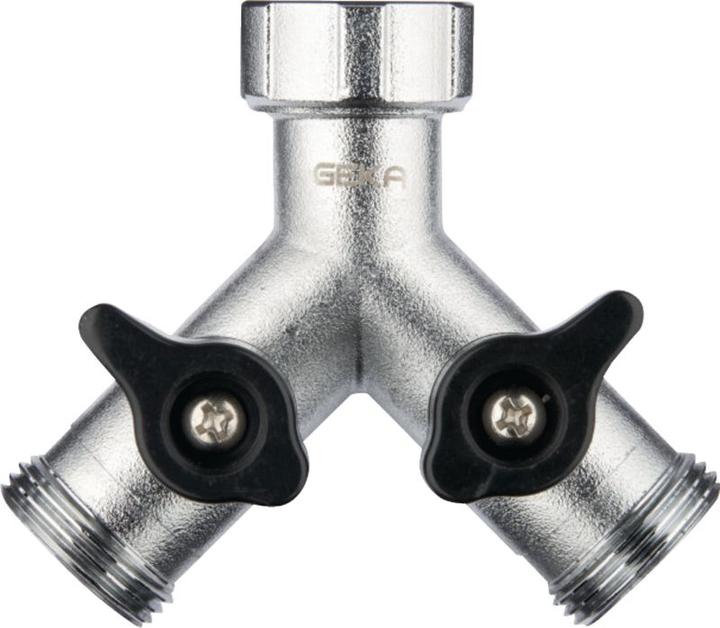 Actual product image Geka plus-Two-way valve (2 way distributor, Regulator valve, 19.05 mm)