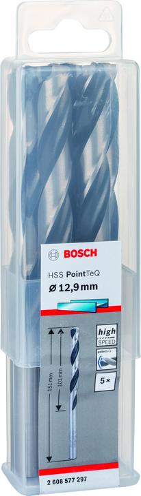 Immagine prodotto Bosch Professional Zubehör Punta elicoidale HSS PointTeQ (12,9 mm)