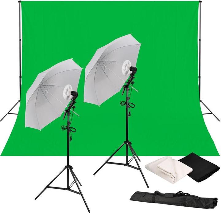 Immagine prodotto Bresser set per studio fotografico - BR -2440B LED daylight set - Incl. Backup (Luce studio)