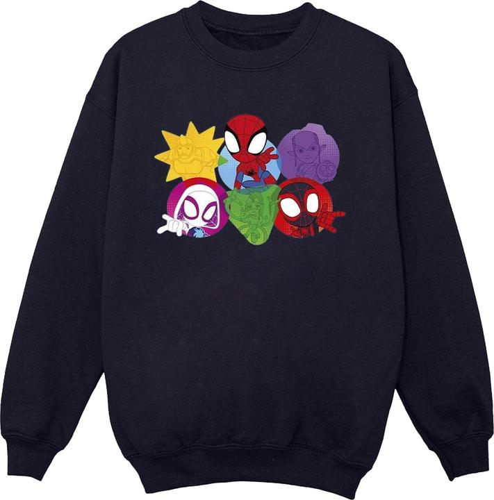 Spidey And His Amazing Friends Faces Sweatshirt Jungen