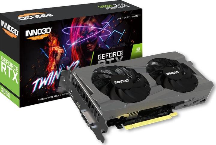 Produktbild Inno3D GeForce RTX 3050 Twin X2 (6 GB)