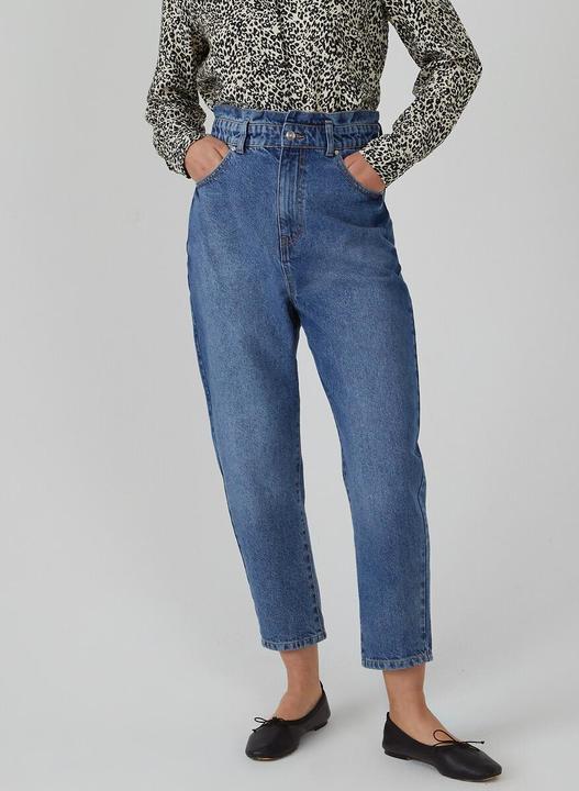 Immagine prodotto La Redoute Collections Jeans a palloncino con vita alta a sacco di carta (M)