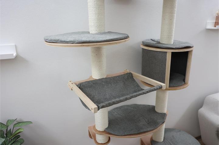 Image du produit Kerbl Arbre à chat mural Dolomit XL Tofana (185 cm, Gris)